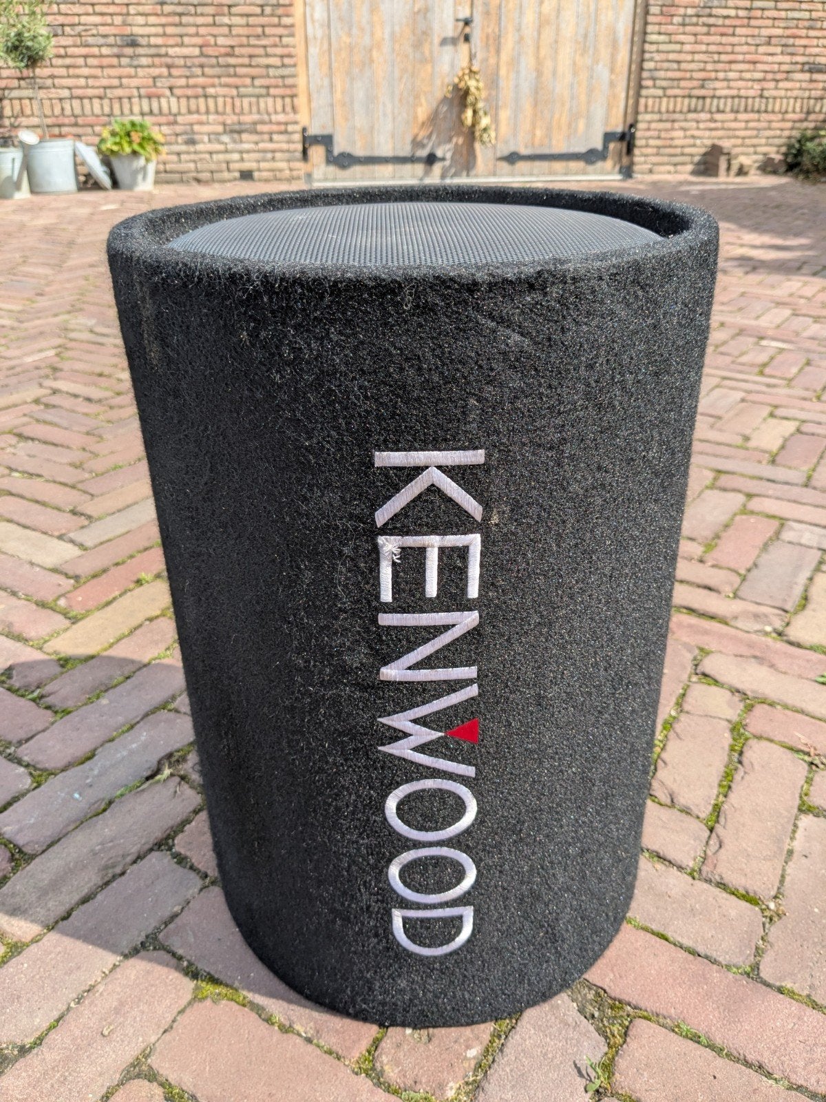 Kenwood Subwoofer met Excalibur X600.4 Versterker, Audio, Tv en Foto, Ophalen, Gebruikt, Overige systemen, 120 watt of meer