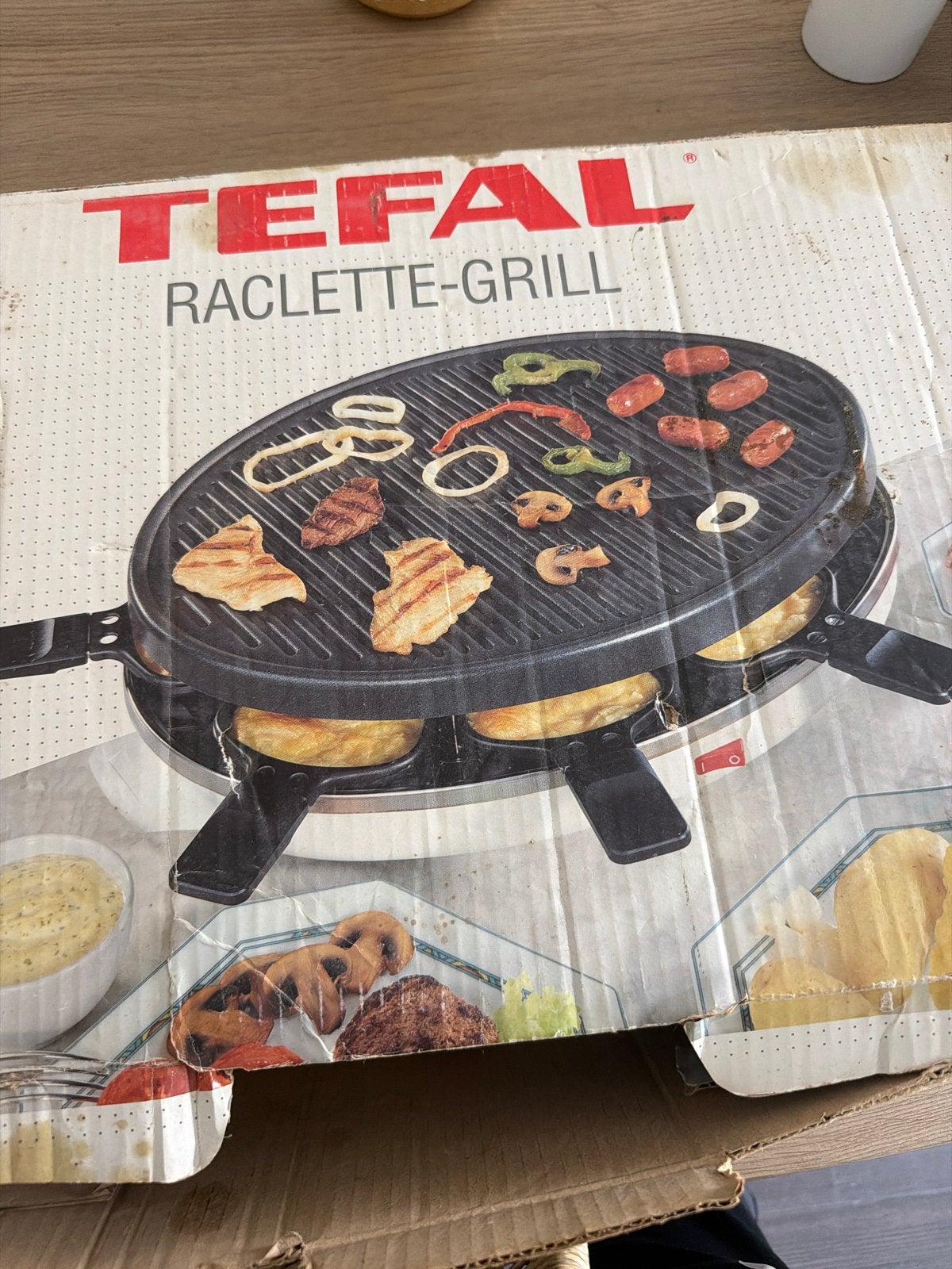 Tefal Raclette-Grill - Mist 1 bakje, verder compleet, Ophalen, Gebruikt