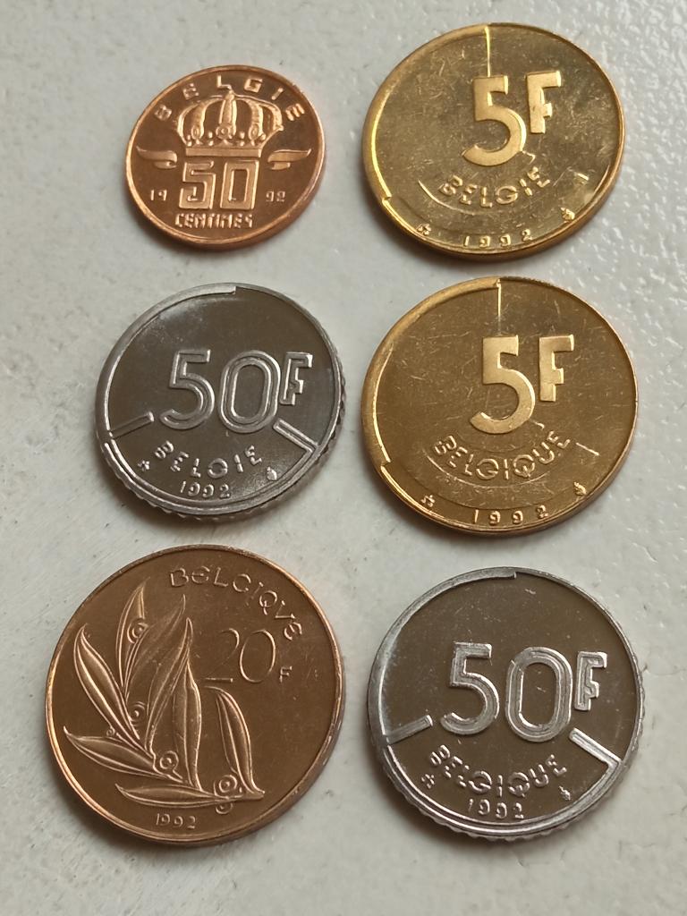 België set munten 1992., Postzegels en Munten, Munten | België, Ophalen of Verzenden, Overig, Setje
