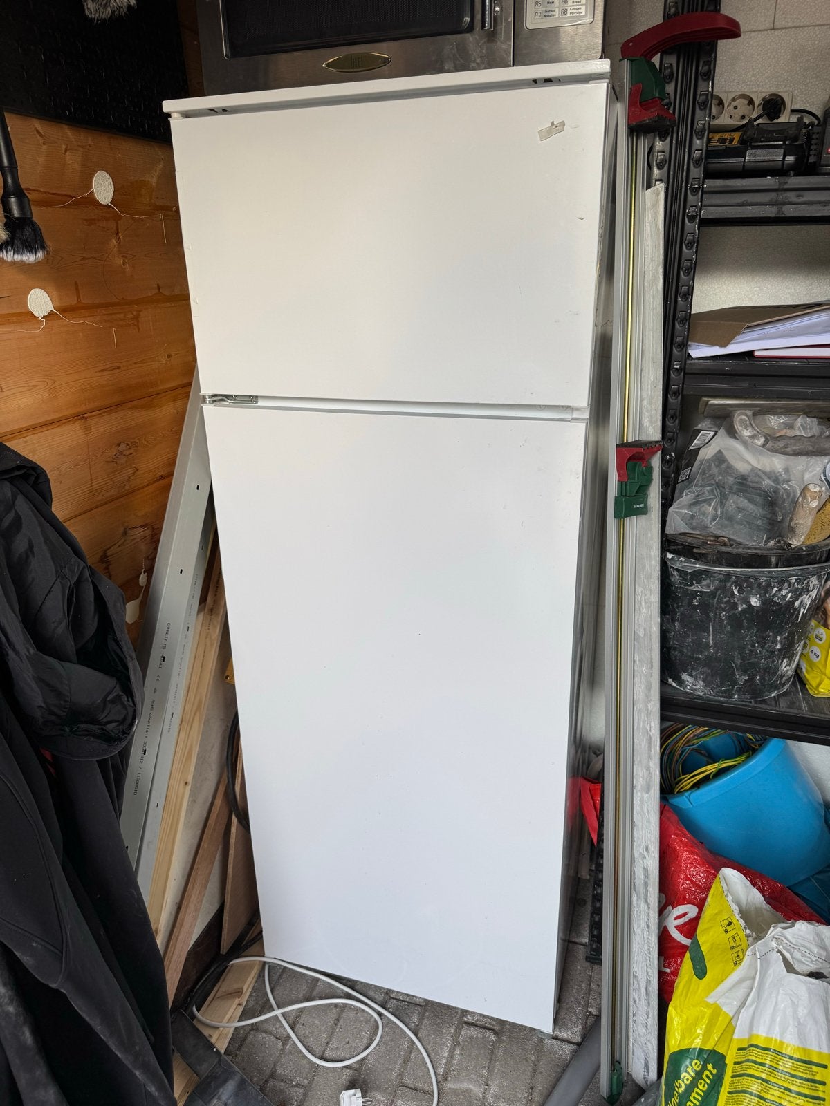Inbouw koelvriescombinatie, Ophalen, 150 tot 200 liter, Gebruikt, Met aparte vriezer