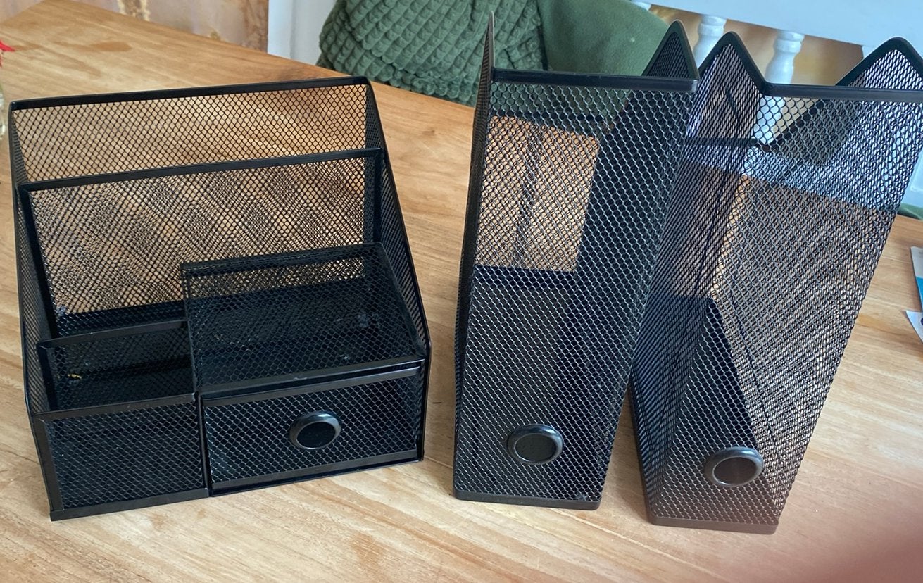 2 tijdschriftencassettes en een bureau-organiser, Ophalen, Zo goed als nieuw