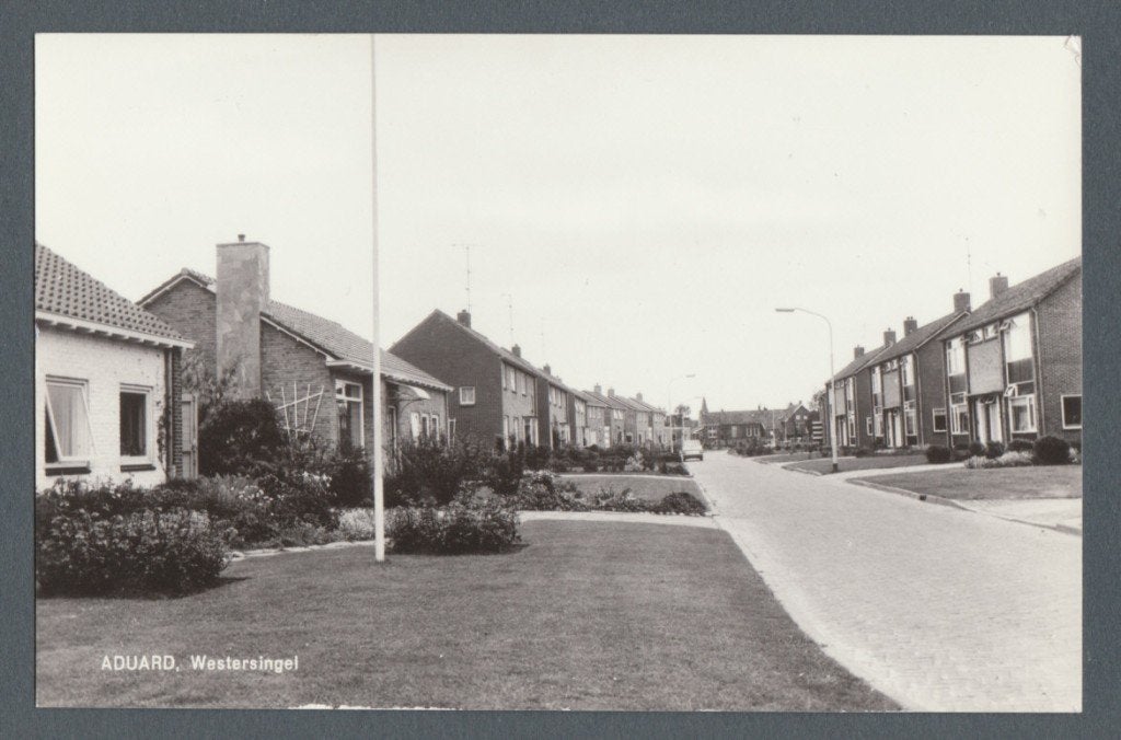 Aduard (nabij Zuidhorn en Groningen) - Westersingel, Verzenden, 1960 tot 1980, Ongelopen, Groningen