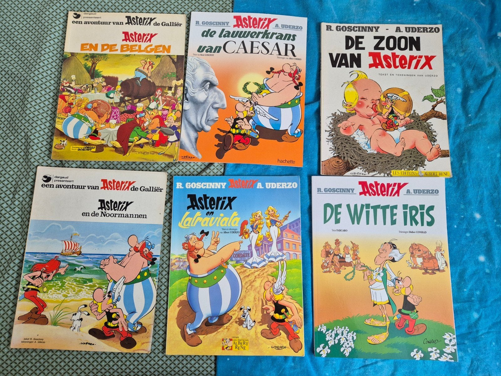 Asterix stripboeken - 6 delen, Meerdere stripboeken, Ophalen of Verzenden, Gelezen