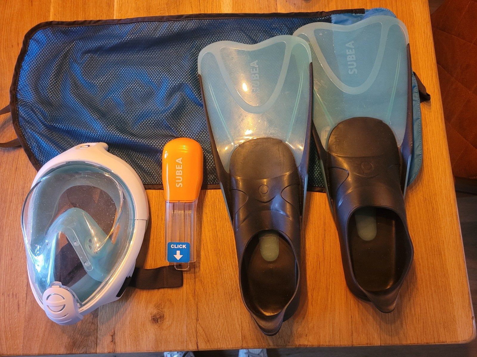 Easybreath Snorkelmasker en Zwemvliezen 2 setjes., Ophalen of Verzenden, Trimvest of Wing