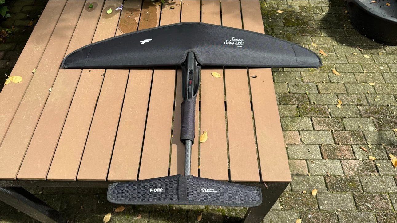 F-One Seven Seas 1200 V3 T2 plane compleet ZGAN, Ophalen, Zo goed als nieuw