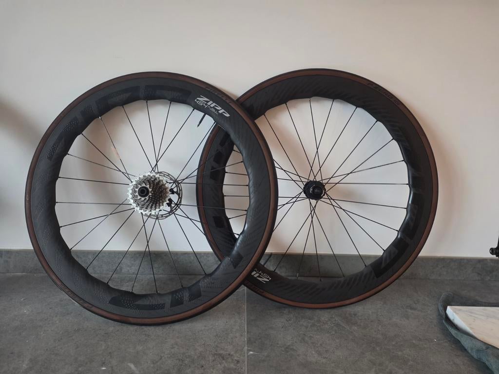Zipp 454 NSW Carbon Wielset - Zo goed als nieuw SRAM / XDR, Fietsen en Brommers, Fietsonderdelen, Wiel, Zipp, Ophalen of Verzenden