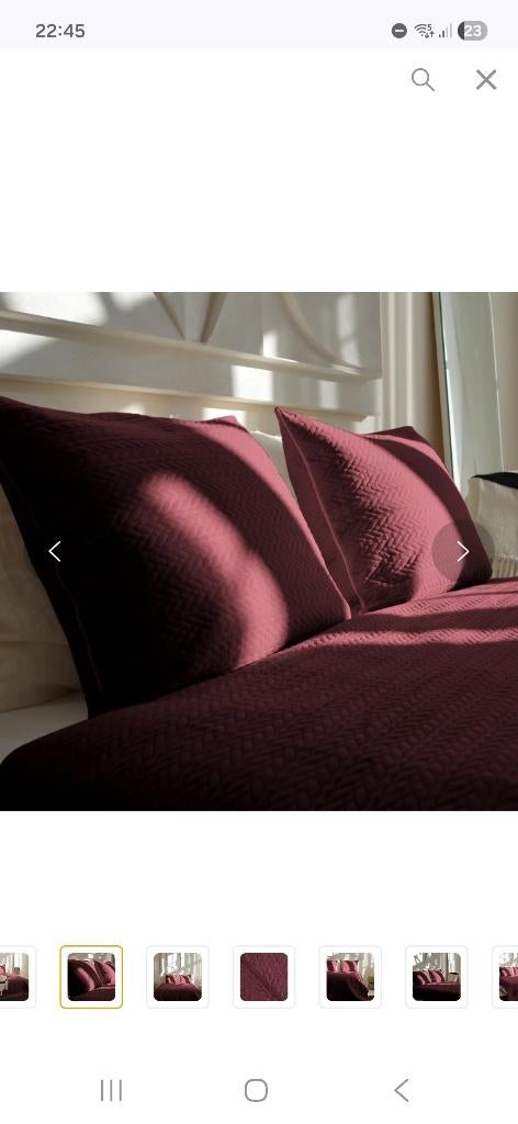 2x sprei 240x200, Overige typen, Ophalen of Verzenden, Rood, Nieuw