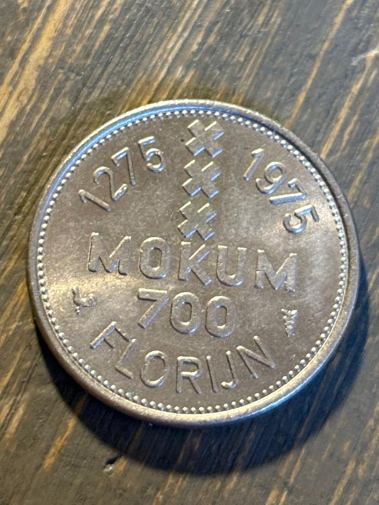 Penning Mokum 1975 Amsterdam, Ophalen of Verzenden, Overige materialen, Nederland