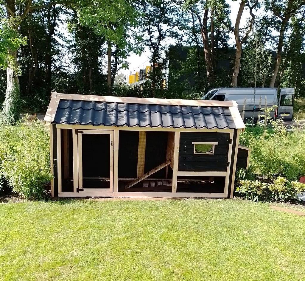 Kippenhok Douglas Putten, nieuw, stevig, zwart, Dieren en Toebehoren, Pluimvee | Toebehoren, Ophalen of Verzenden, Nieuw, Kippenhok of Kippenren