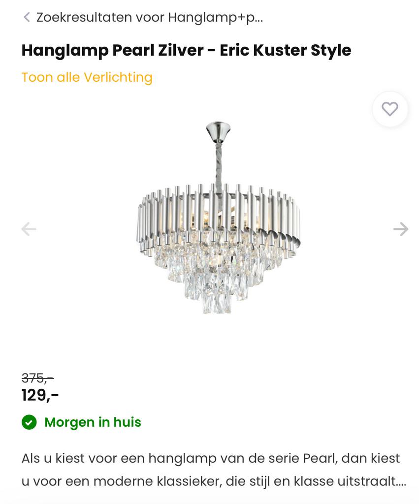 Hanglamp Eric Kuster Style, Ophalen, Zo goed als nieuw
