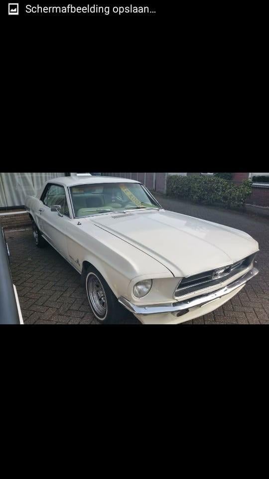 Ford Mustang 1966 Groen, Automaat, Achterwielaandrijving, Wit, Leder