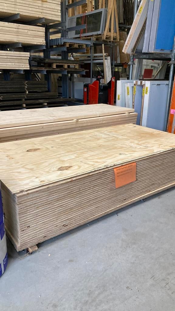 Underlayment osb platen regels balken hout nieuw, Ophalen, Eiken, Overige typen, Nieuw