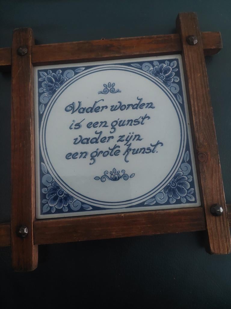Tegels met spreuken, Antiek en Kunst, Antiek | Wandborden en Tegels, Ophalen of Verzenden