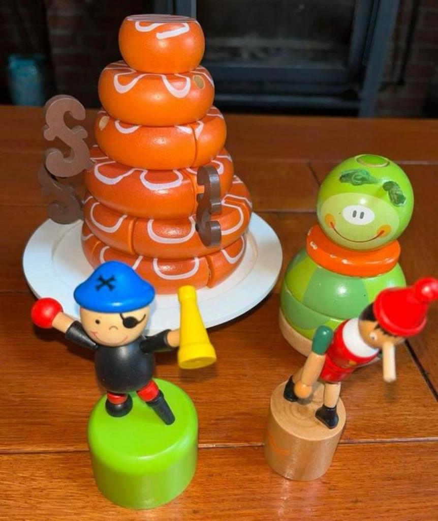Houten Speelgoed Set, Ophalen of Verzenden, Zo goed als nieuw, Overige typen