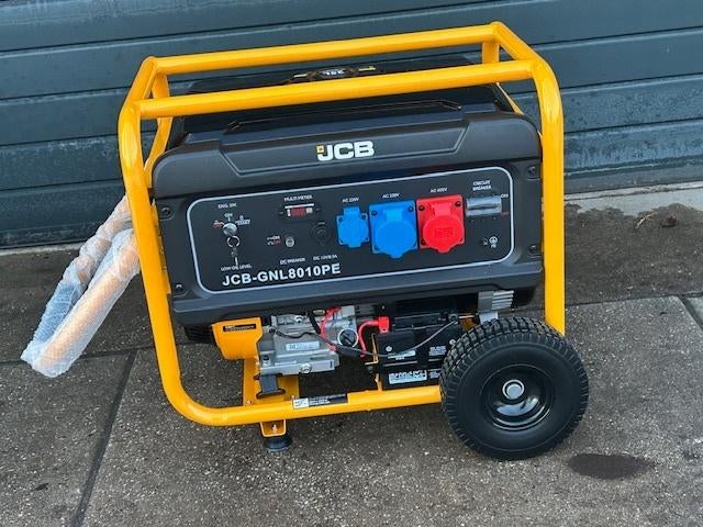 agregaat jcb -gnl-8010-pe 8kw, Doe-het-zelf en Verbouw, Aggregaten, Ophalen, Benzine, Geluidgedempt, Nieuw