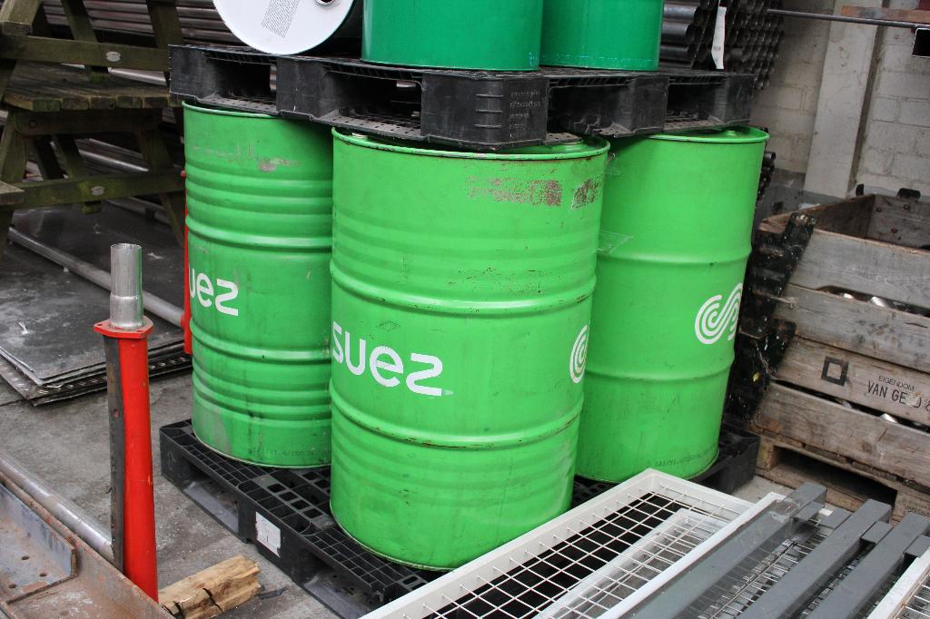 Olievat 200 Liter, Ophalen, Gebruikt, Vuurton