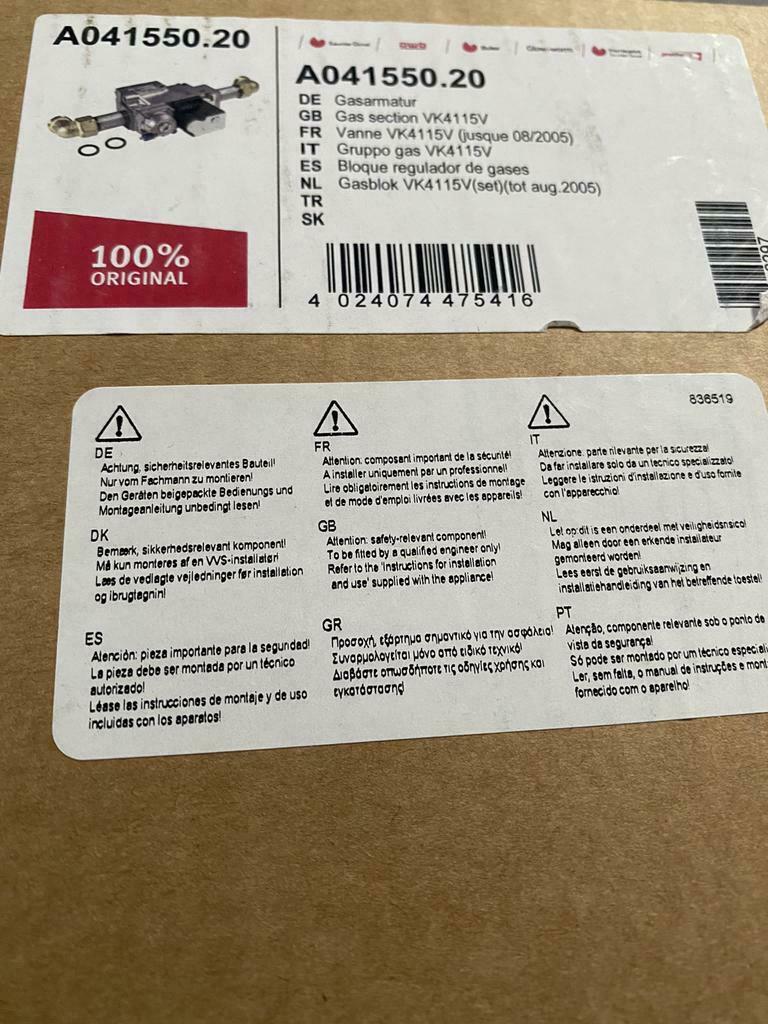 AWB gasblok A04155020, Ophalen of Verzenden