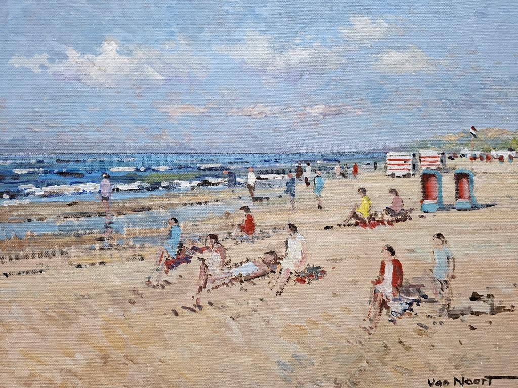 VAN NOORT - ZONNIG STRANDGEZICHT, Ophalen of Verzenden