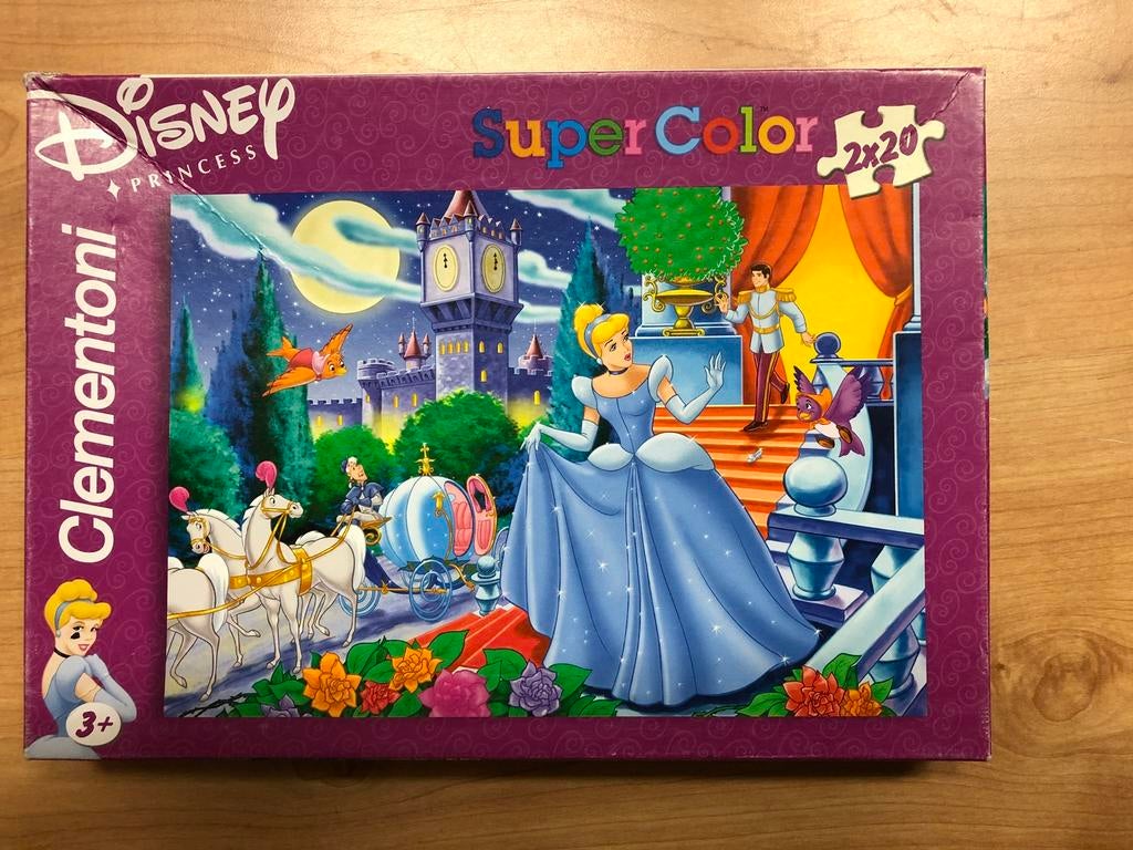 Disney prinsessen puzzel, Ophalen of Verzenden, 10 tot 50 stukjes, Zo goed als nieuw, 2 tot 4 jaar