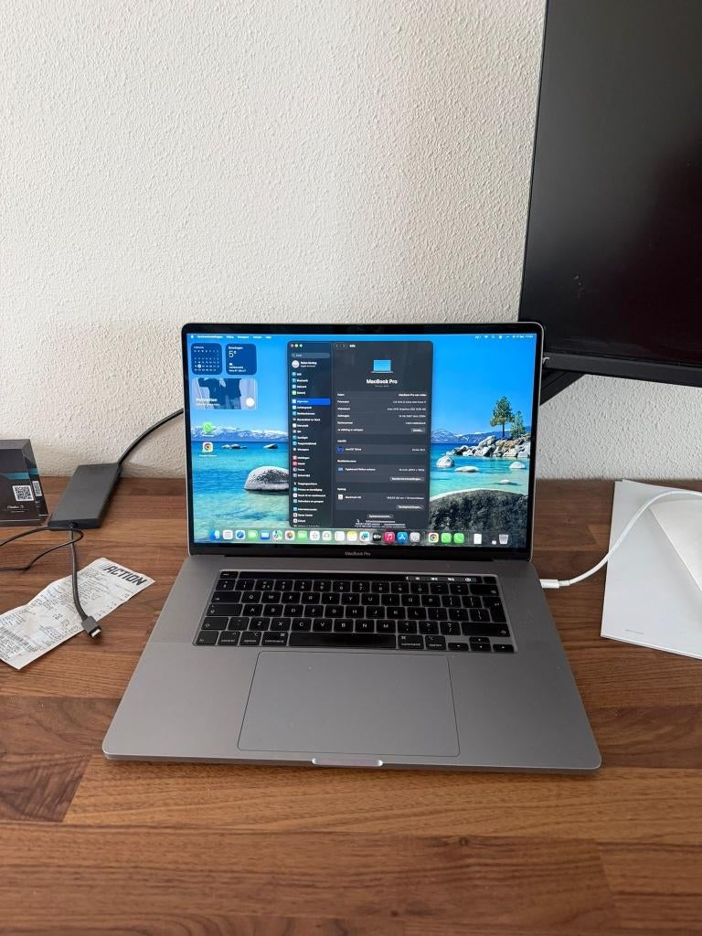 macbook pro 16 inch 2019, MacBook Pro, 1 TB of meer, 2 tot 3 Ghz, Qwerty