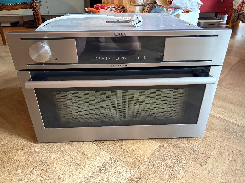 AEG Stoomoven KS7100000M zgan, Witgoed en Apparatuur, Ovens, Ophalen, Minder dan 45 cm, Oven, 60 cm of meer