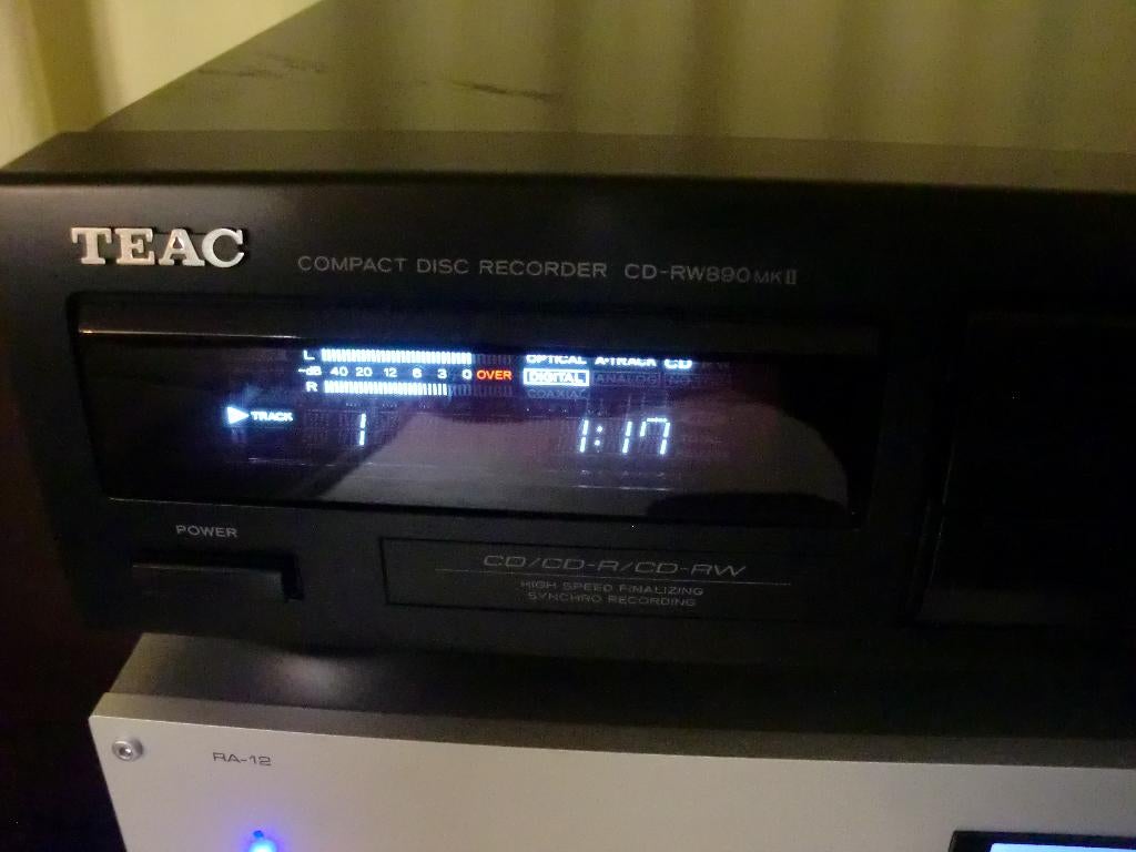 TEAC CD-RW890mkII CD-RW Player/Recorder getest werkt goed., Audio, Tv en Foto, Cd-spelers, Ophalen of Verzenden, Zo goed als nieuw