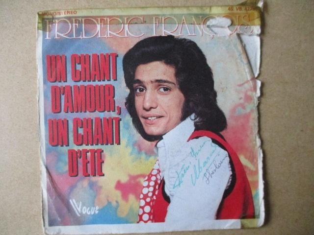 s2106 frederic francois - un chant damour un chant dete, Ophalen, Gebruikt, Overige genres, 7 inch