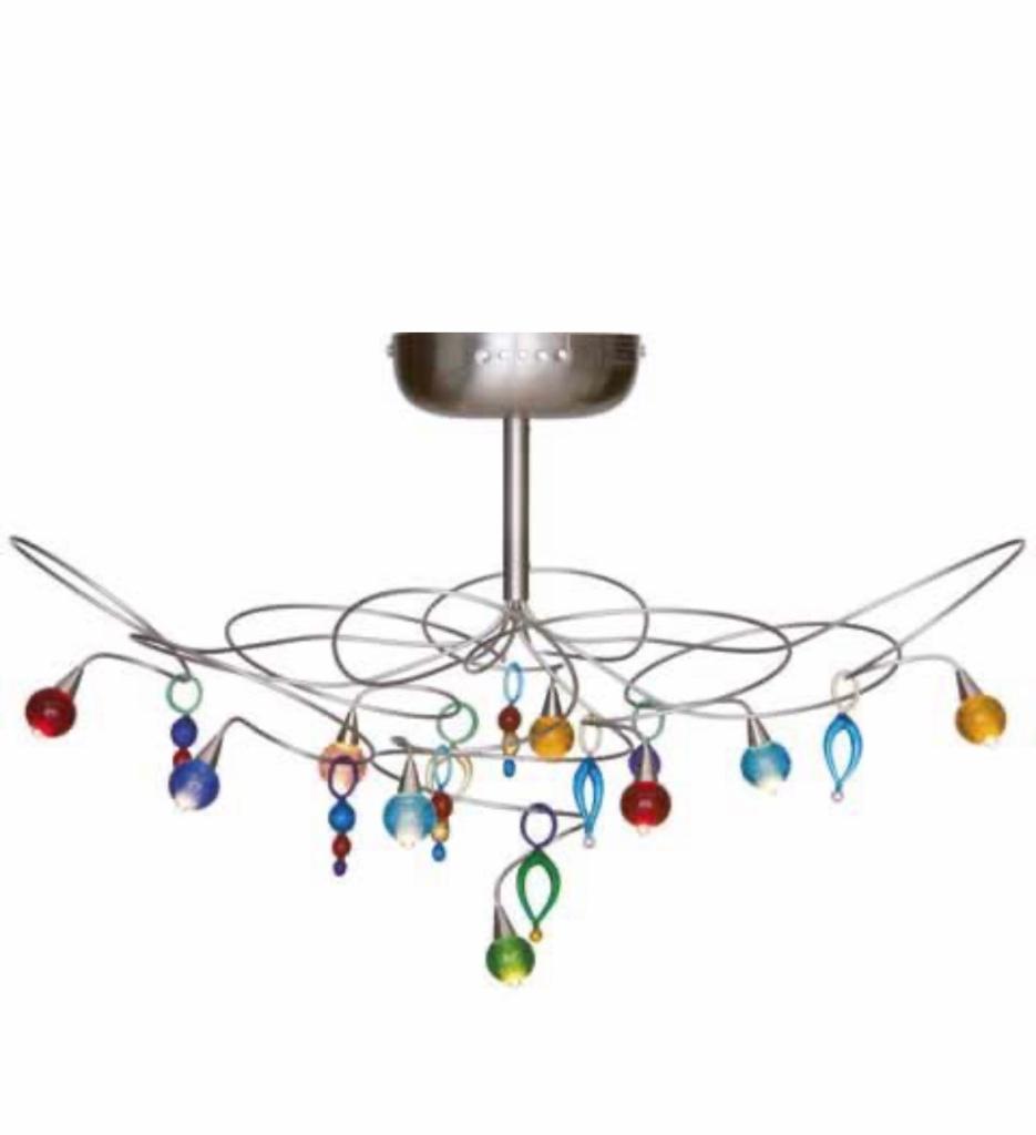 Harco Loor disign lamp, Huis en Inrichting, Lampen | Tafellampen, Ophalen, Gebruikt, Glas, Minder dan 50 cm