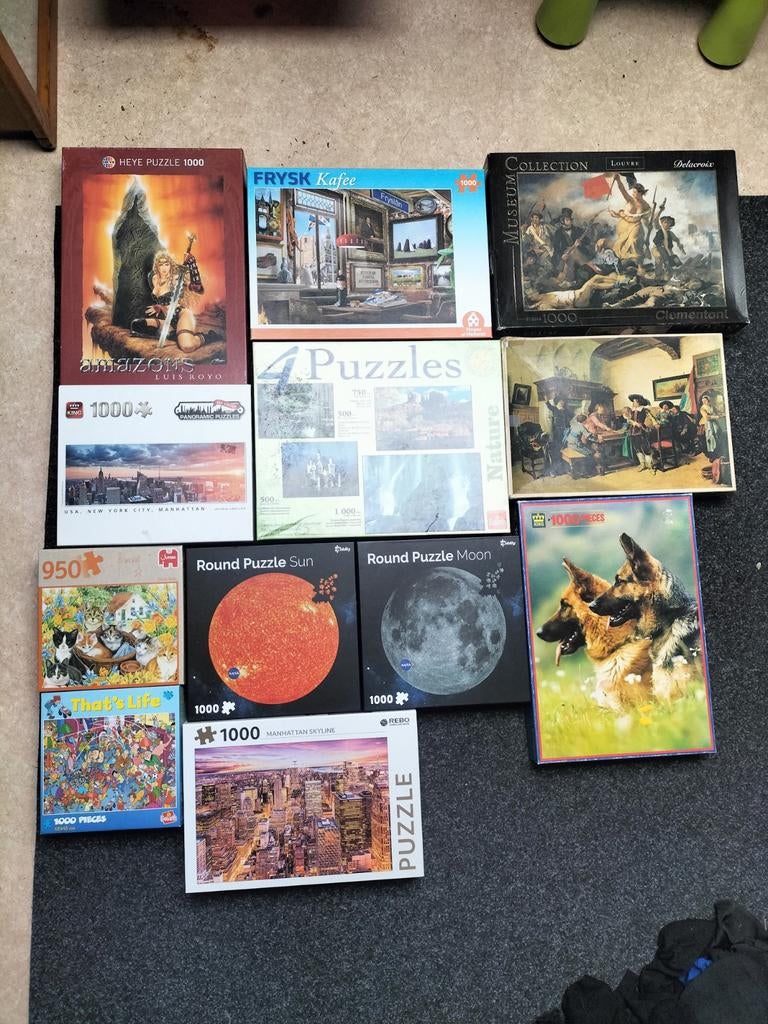 Puzzels, Ophalen of Verzenden, Zo goed als nieuw, Legpuzzel
