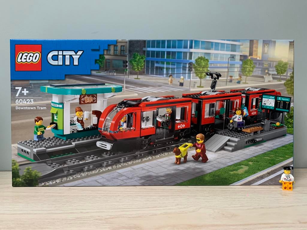 Lego set 60423 city stadstram en station set NIEUW, Ophalen of Verzenden, Nieuw, Complete set, Lego