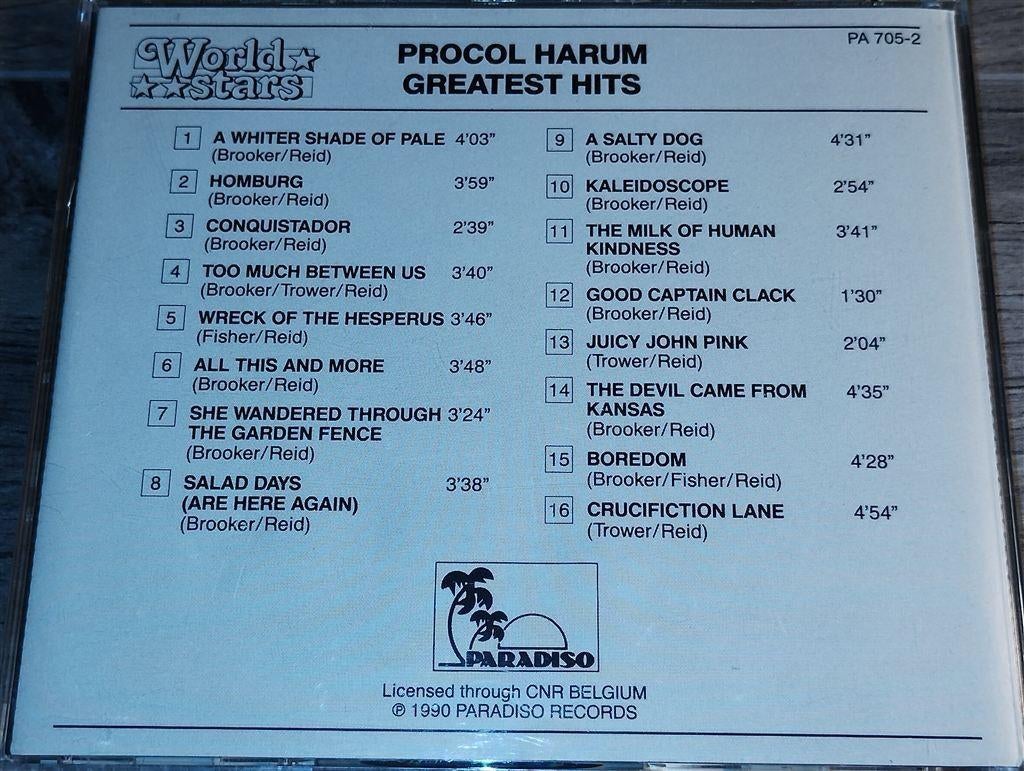 Procol Harum ‎- Greatest Hits, Ophalen of Verzenden, Zo goed als nieuw, Poprock