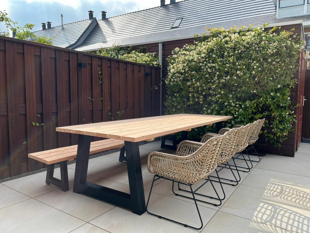 Douglashouten tuintafel | NIEUW, Tuin en Terras, Tuintafels, Ophalen of Verzenden, Nieuw, Rechthoekig, Hout