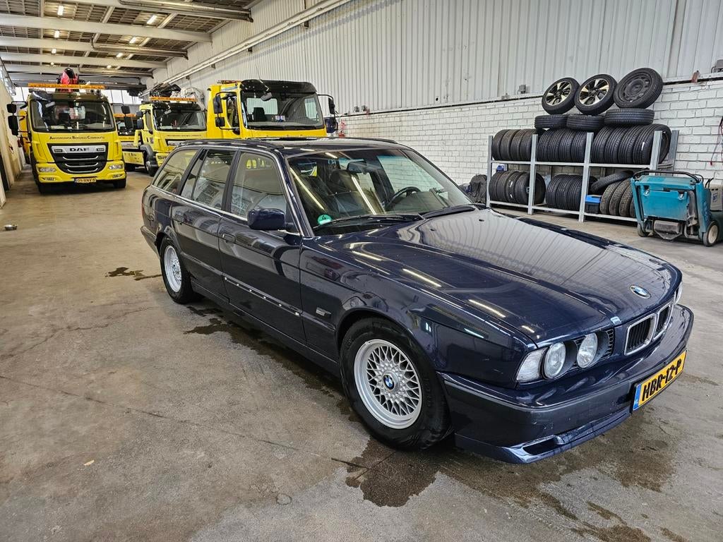 BMW 1994 Blauw E34 e34 540i v8 touring leder, foto 6