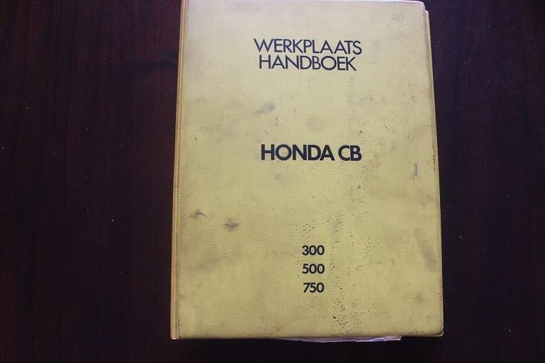 Honda CB350 500 750 fours werkplaatsboek, Motoren, Ophalen of Verzenden, Honda