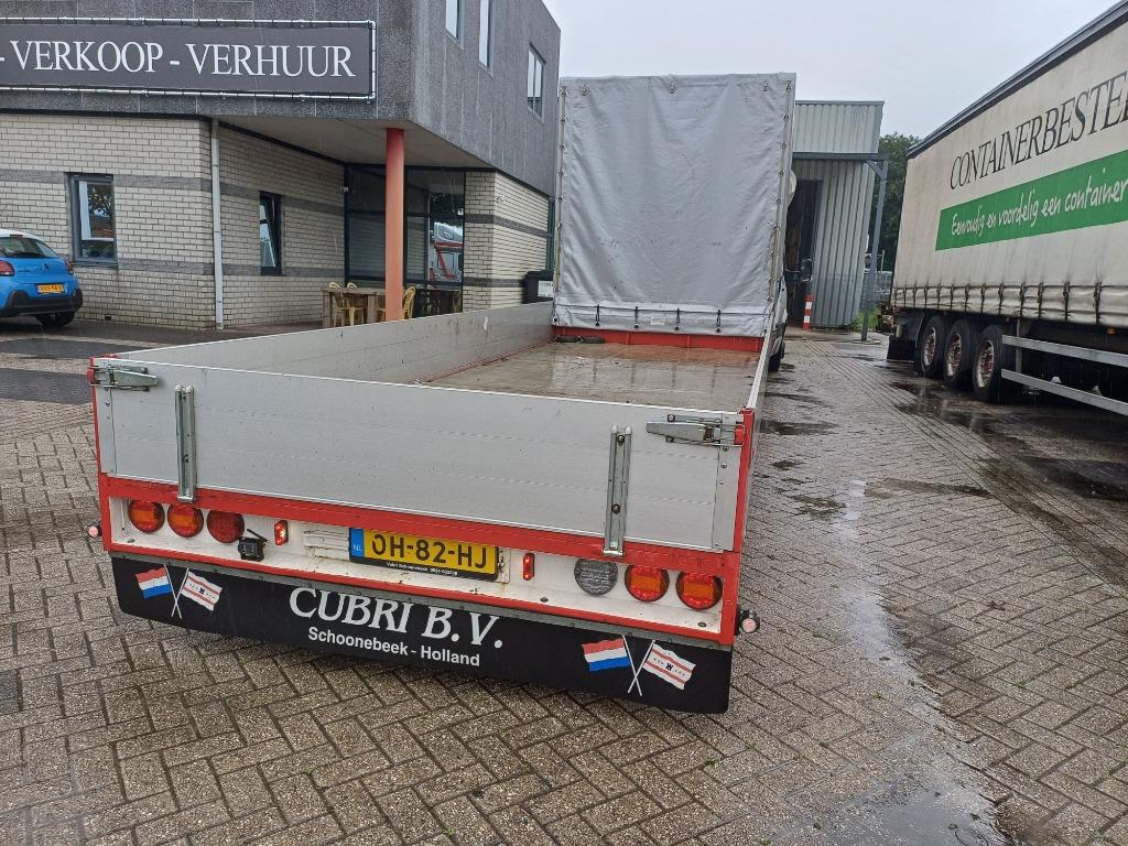 doornwaard semi /BE trailer/dt5000dz, Auto's, Bedrijf, Aanhangers en Opleggers, Te koop, Rood