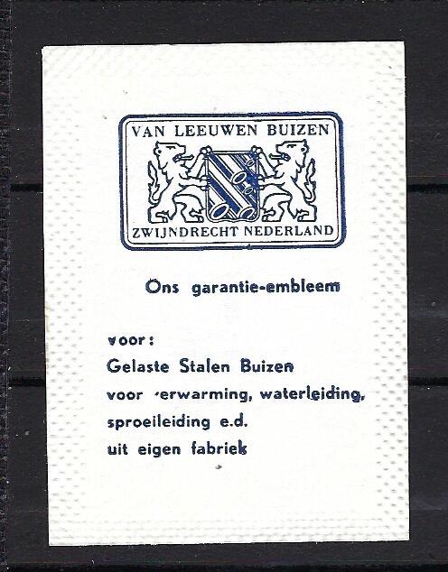 2666 Zwijndrecht VAN LEEUWEN BUIZEN, Ophalen of Verzenden, Nederland