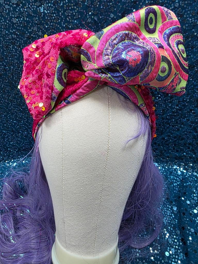Glitterwrap haarband, Kleding | Dames, Carnavalskleding en Feestkleding, Ophalen of Verzenden, Nieuw, Carnaval