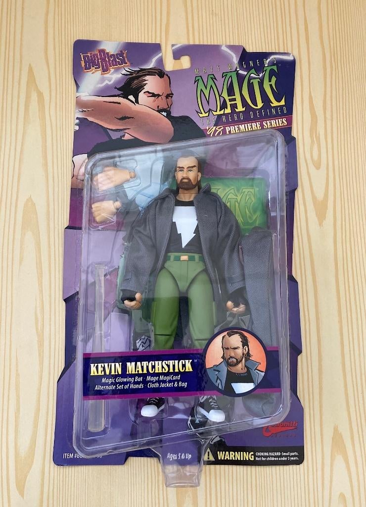 Vintage Graphitti Design The Mage action figure compleet, Verzamelen, Stripfiguren, Nieuw, Beeldje of Figuurtje, Superheld, Ophalen