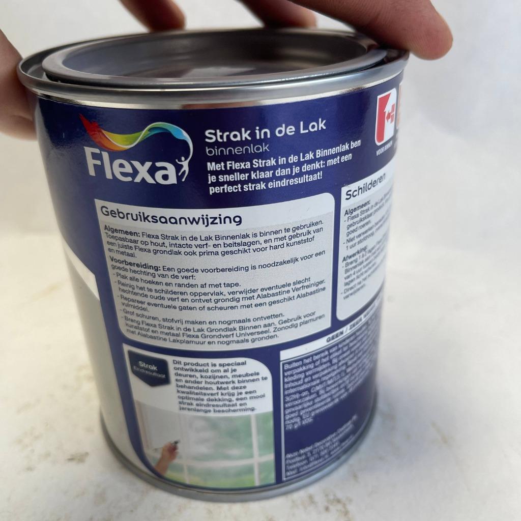 Flexa Strak in de Lak Verf Heidetaupe Taupe Zijdeglans 750ml, Flexa, Flexa, Nieuw, Ophalen of Verzenden