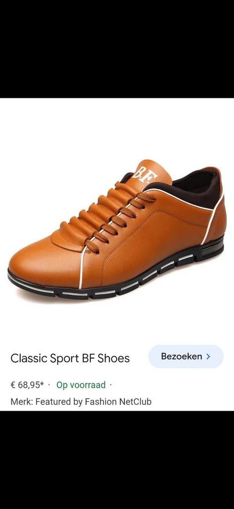 Stijlvolle bruine herenschoenen - BF, Kleding | Heren, Schoenen, Bruin, Nieuw, Ophalen of Verzenden, BF