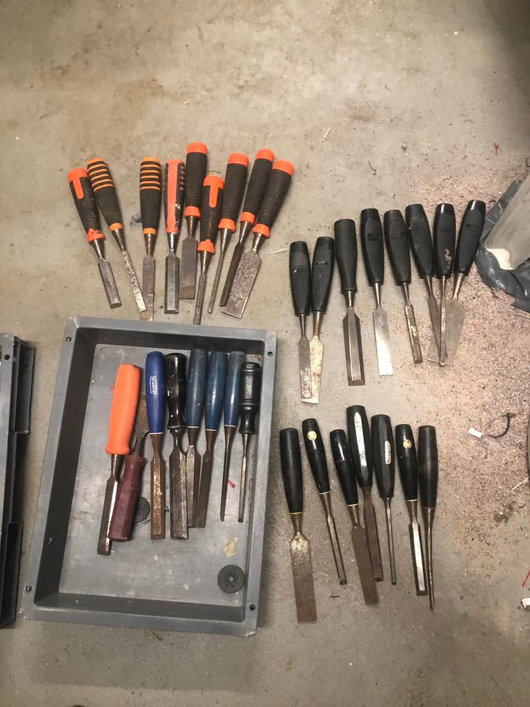 Houtbeitels, Doe-het-zelf en Verbouw, Gereedschap | Handgereedschap, Ophalen of Verzenden, Zo goed als nieuw