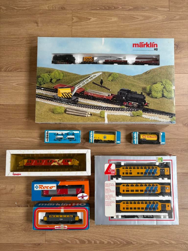 Complete set. Modelbouw trein Marklin, Ophalen, Zo goed als nieuw, Wisselstroom, Märklin