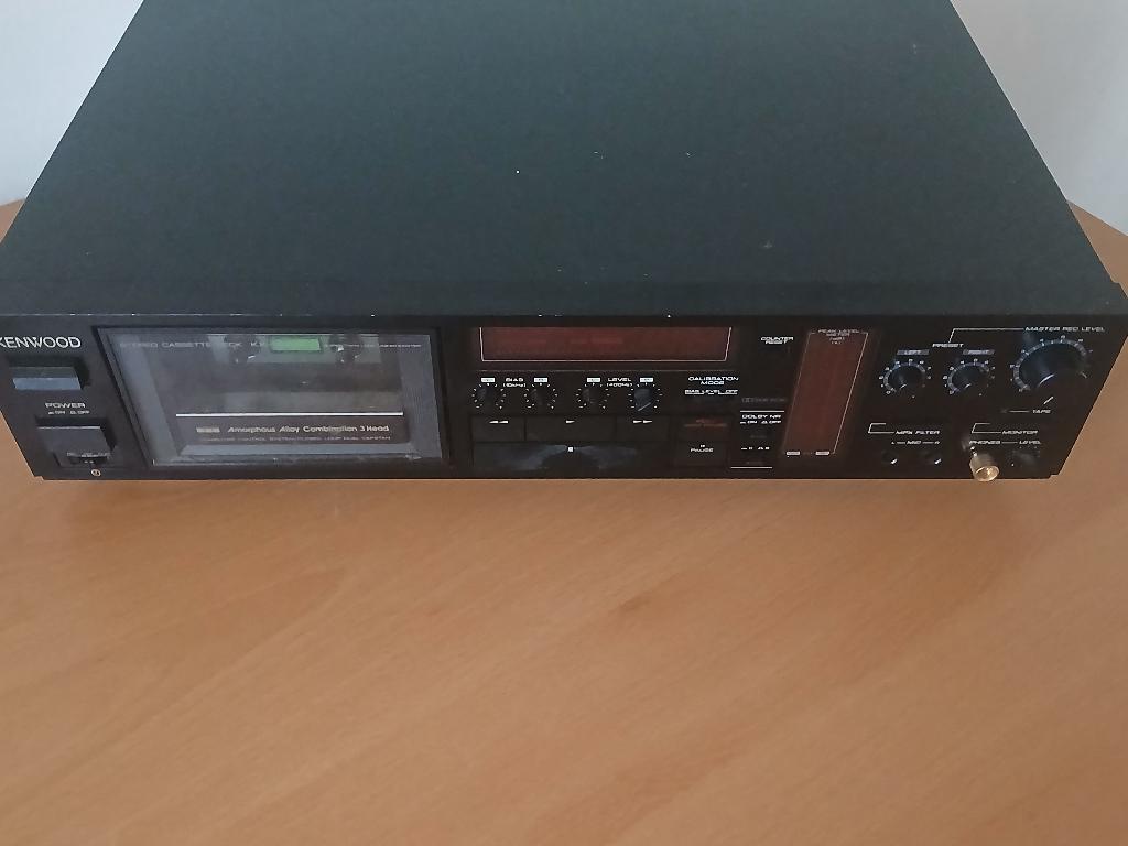 Kenwood cassettedeck KX-1100 G, Audio, Tv en Foto, Cassettedecks, Ophalen, Enkel, Kenwood, Tiptoetsen
