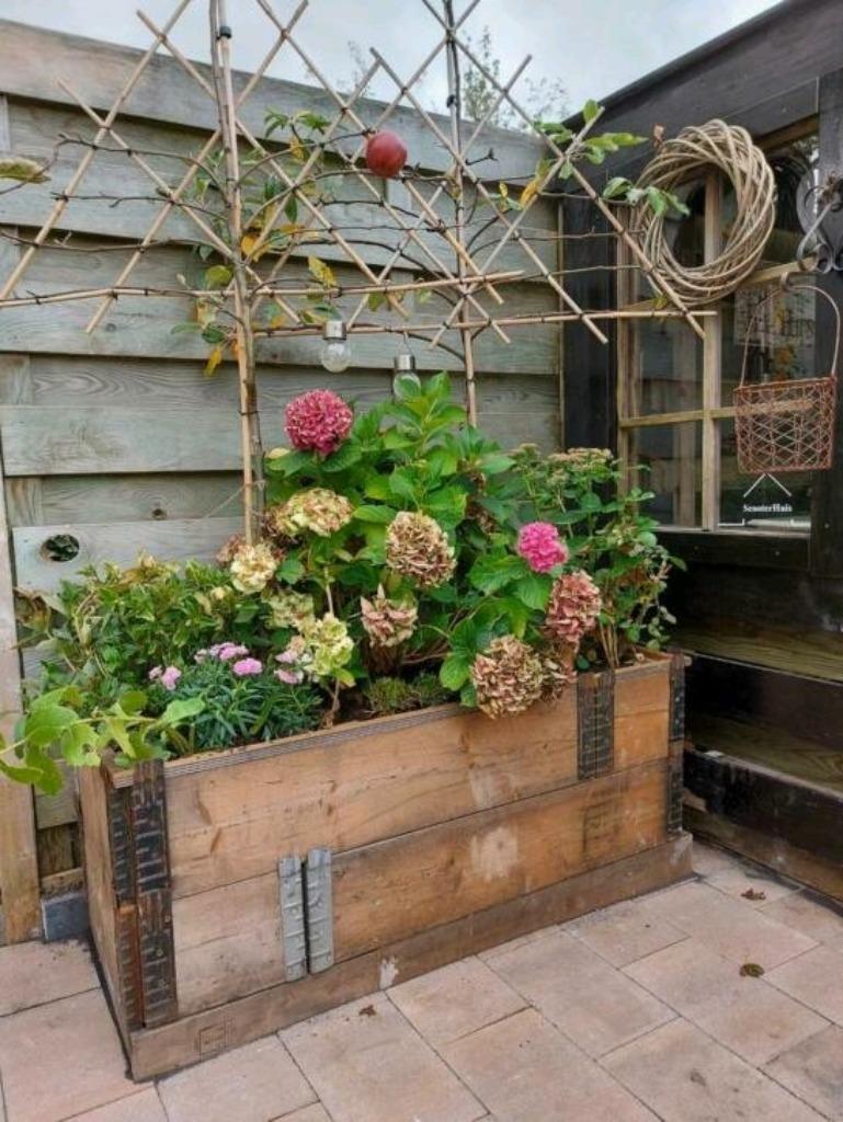 Palletranden / moestuinbakken - diverse soorten, Tuin en Terras, Ophalen of Verzenden, Nieuw, Minder dan 180 cm, Overige typen