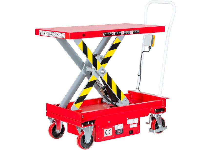 Elektrische heftafel mobiel 500 kg H 950 mm 1010 x 520 mm, Ophalen, Nieuw, Hydraulisch, Garagekrik