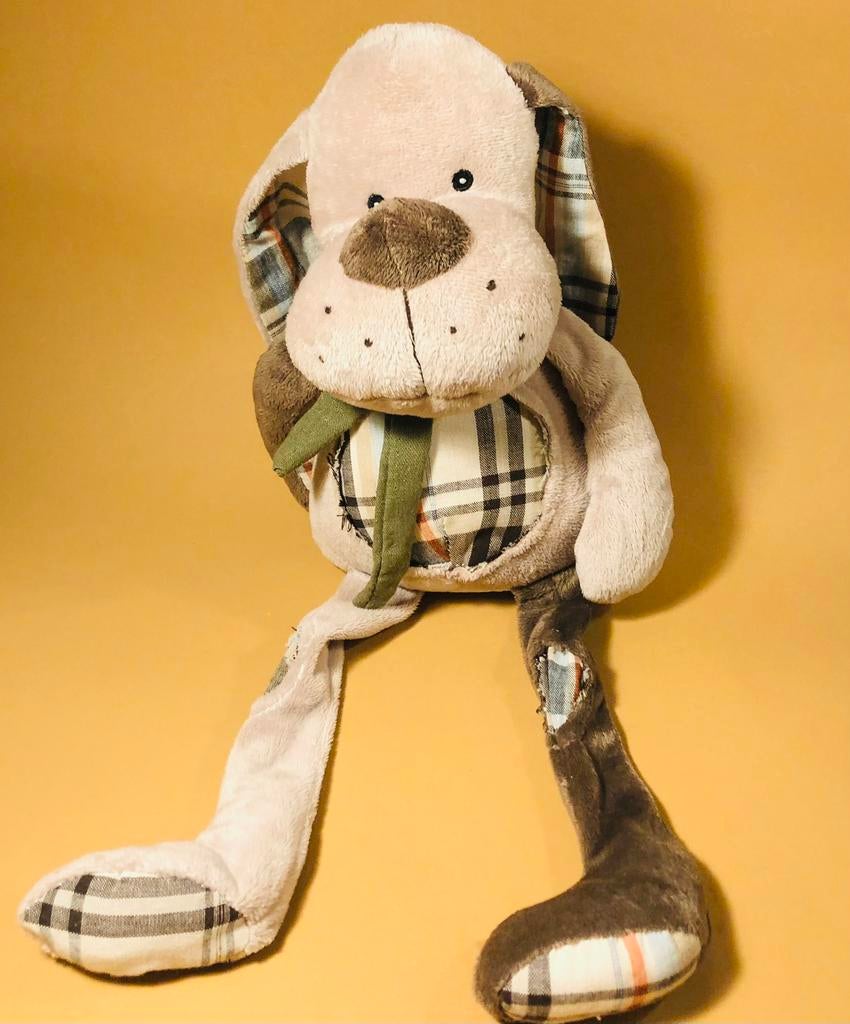 Leuke teddy hond, knuffelhondje, pluche, Kinderen en Baby's, Speelgoed | Knuffels en Pluche, Ophalen of Verzenden, Zo goed als nieuw
