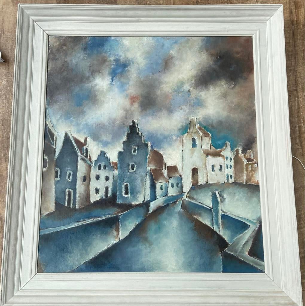 Hugo Landheer olieverf op doek, Antiek en Kunst, Kunst | Schilderijen | Klassiek, Ophalen of Verzenden