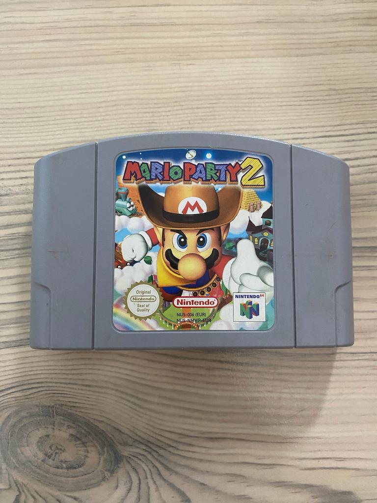 Mario Party 2 - Nintendo 64 - Klassieker!, Spelcomputers en Games, Games | Nintendo 64, Gebruikt, Platform, 3 spelers of meer