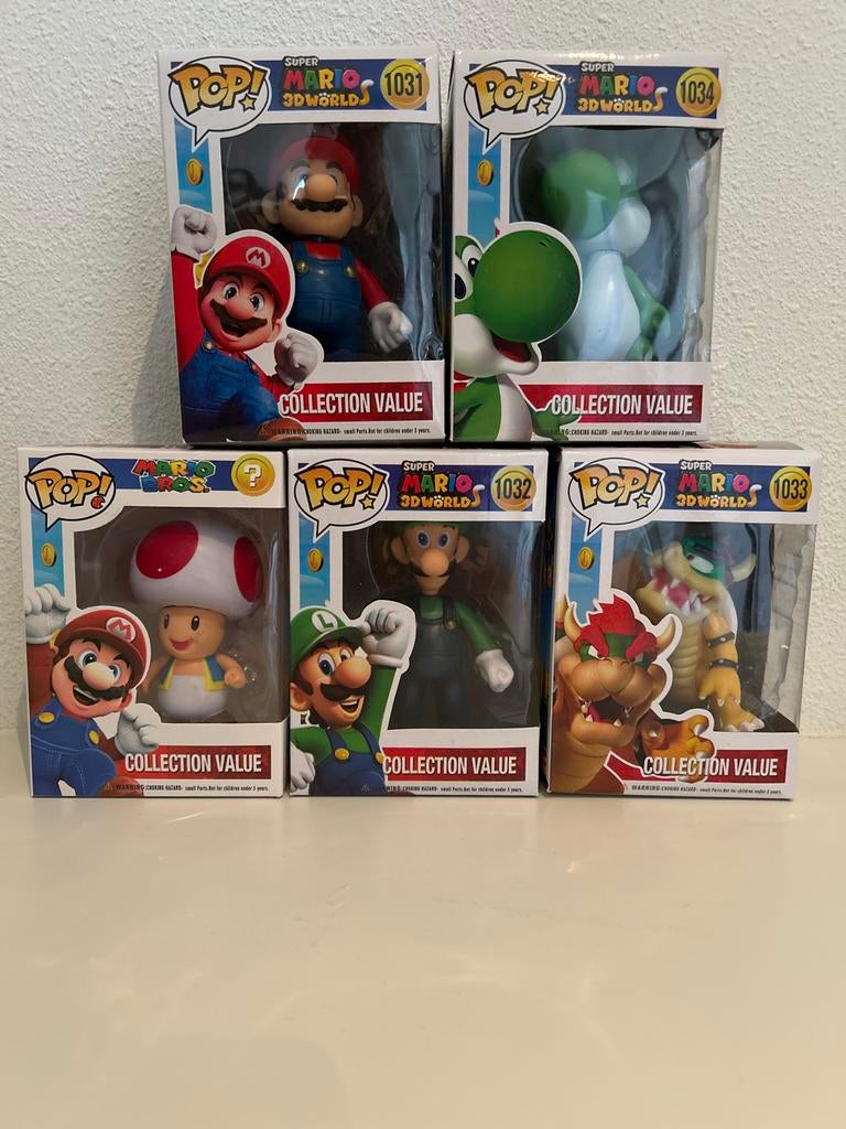 Super Mario POP! 3D World Collection, Ophalen of Verzenden, Zo goed als nieuw