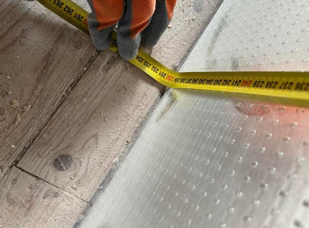 Mooie hoge glazen kastdeuren 3 stuks, Ophalen, Zo goed als nieuw